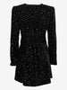 Vintage Black Velvet Dress