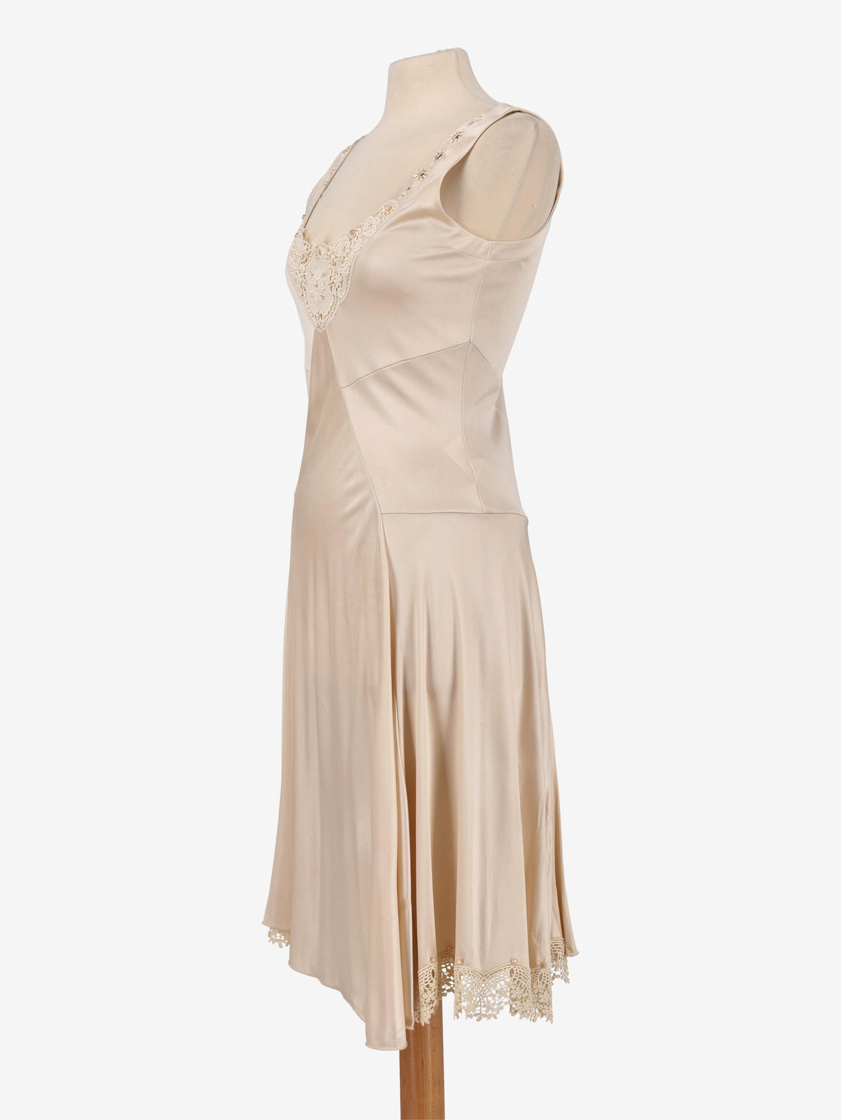 Blumarine Champagne Slip Dress