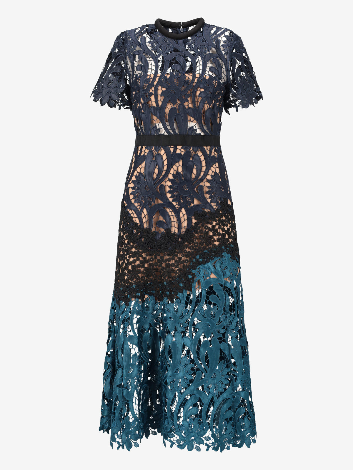 Self Portrait Blue Lace Dress
