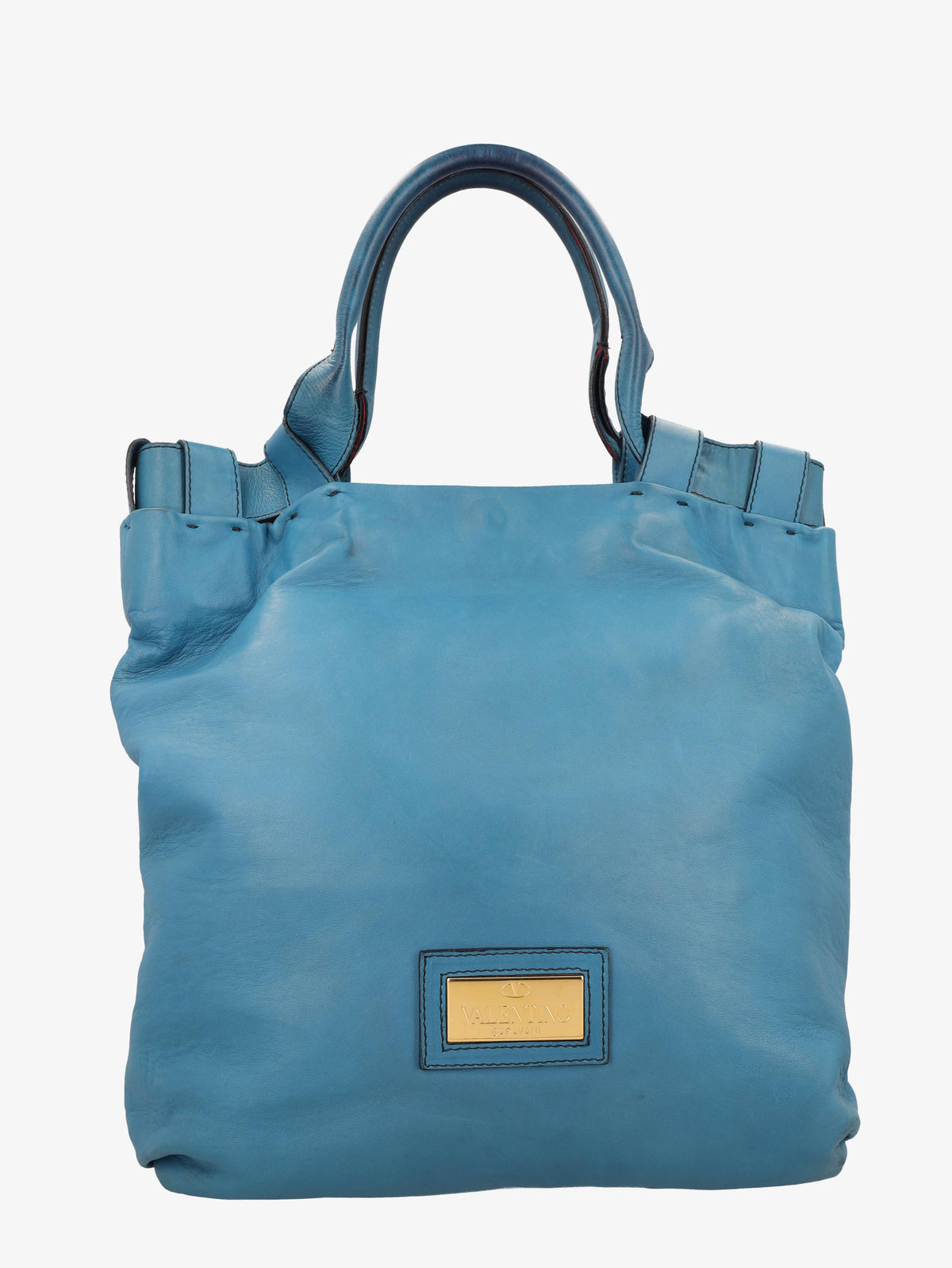 Valentino Turquoise Rose Maxi Bag