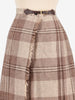 Tartan Wool Skirt W24121247  Vintage