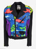 Moschino Multicolour Biker Jacket WCV250844  Moschino