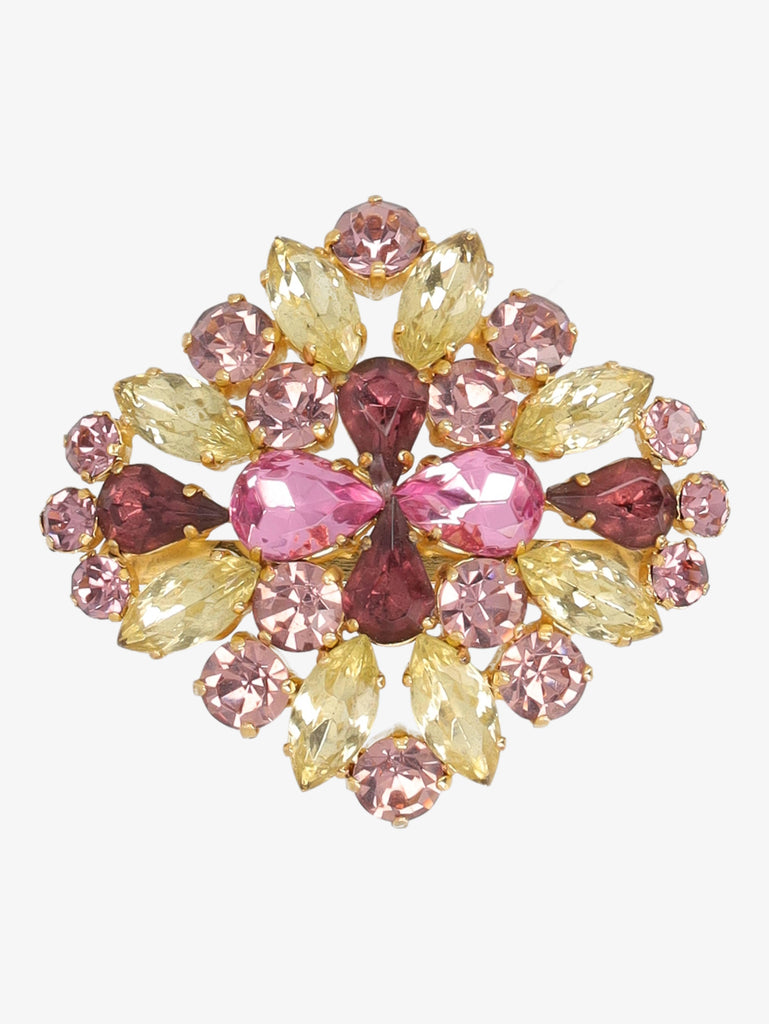 Vintage Multi-coloured Stone Brooch