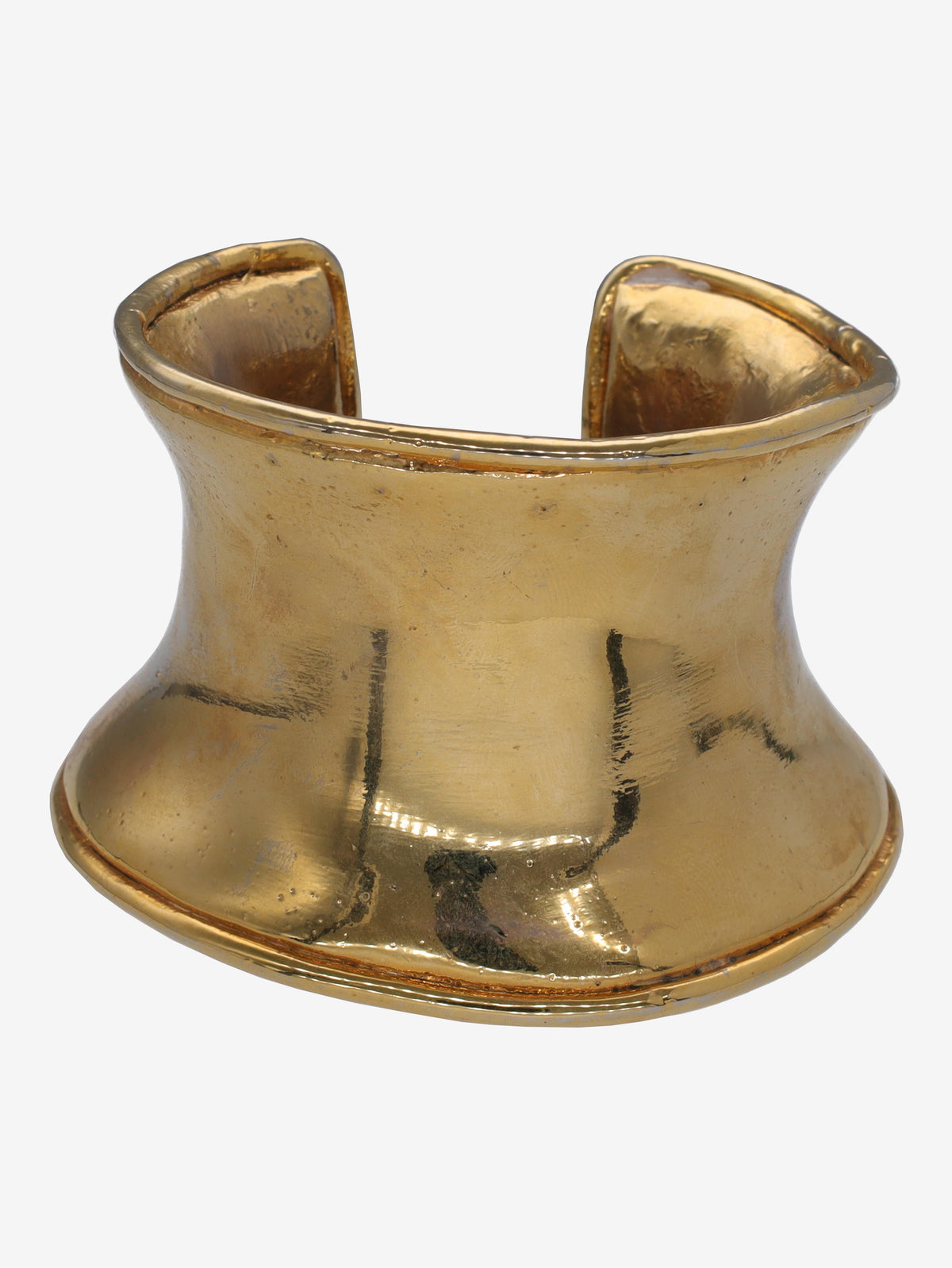 Gianfranco Ferré Gold Maxi Band Bracelet