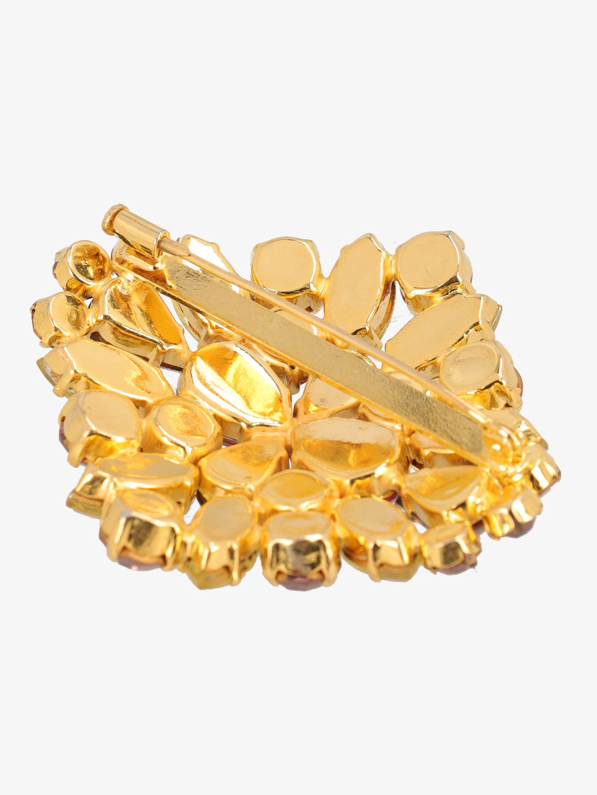 Vintage Multi-coloured Stone Brooch