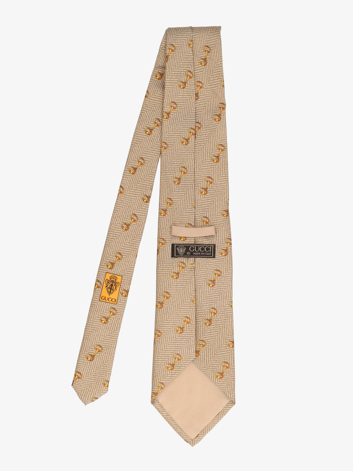 Gucci Horsebit Print Tie WCV300625.16  Gucci