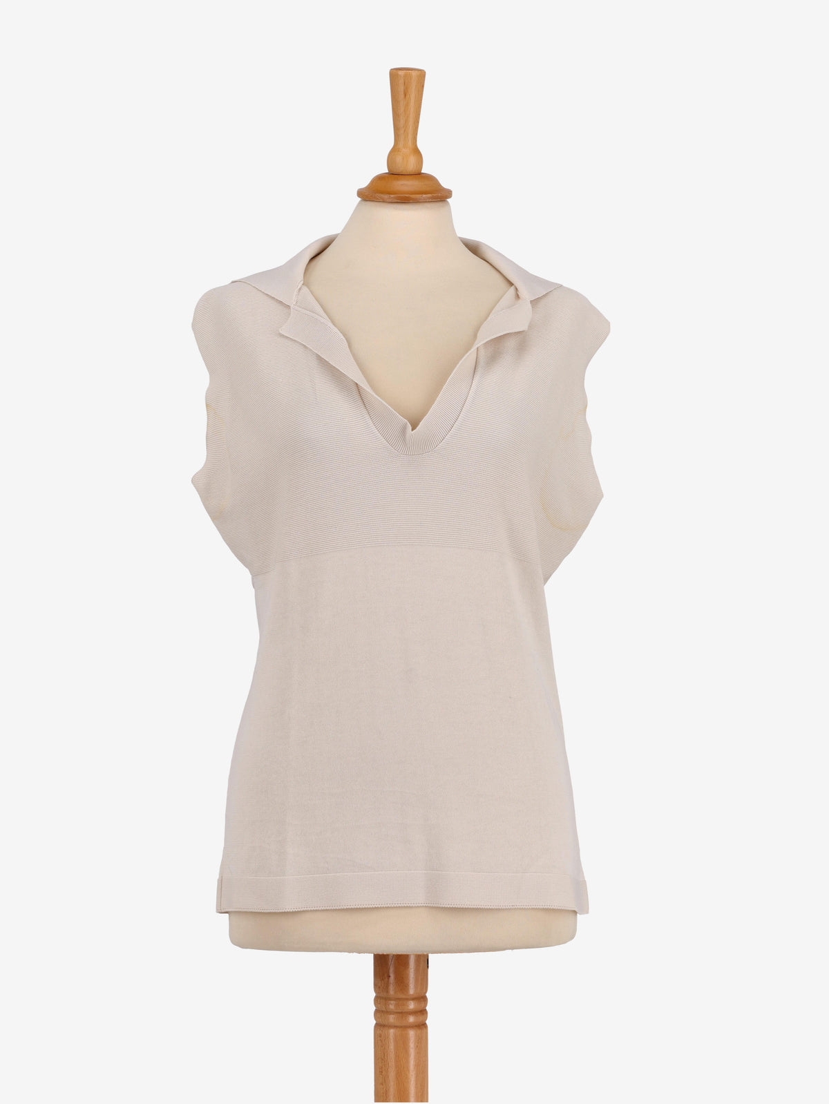 Agnona Beige Knitted Top