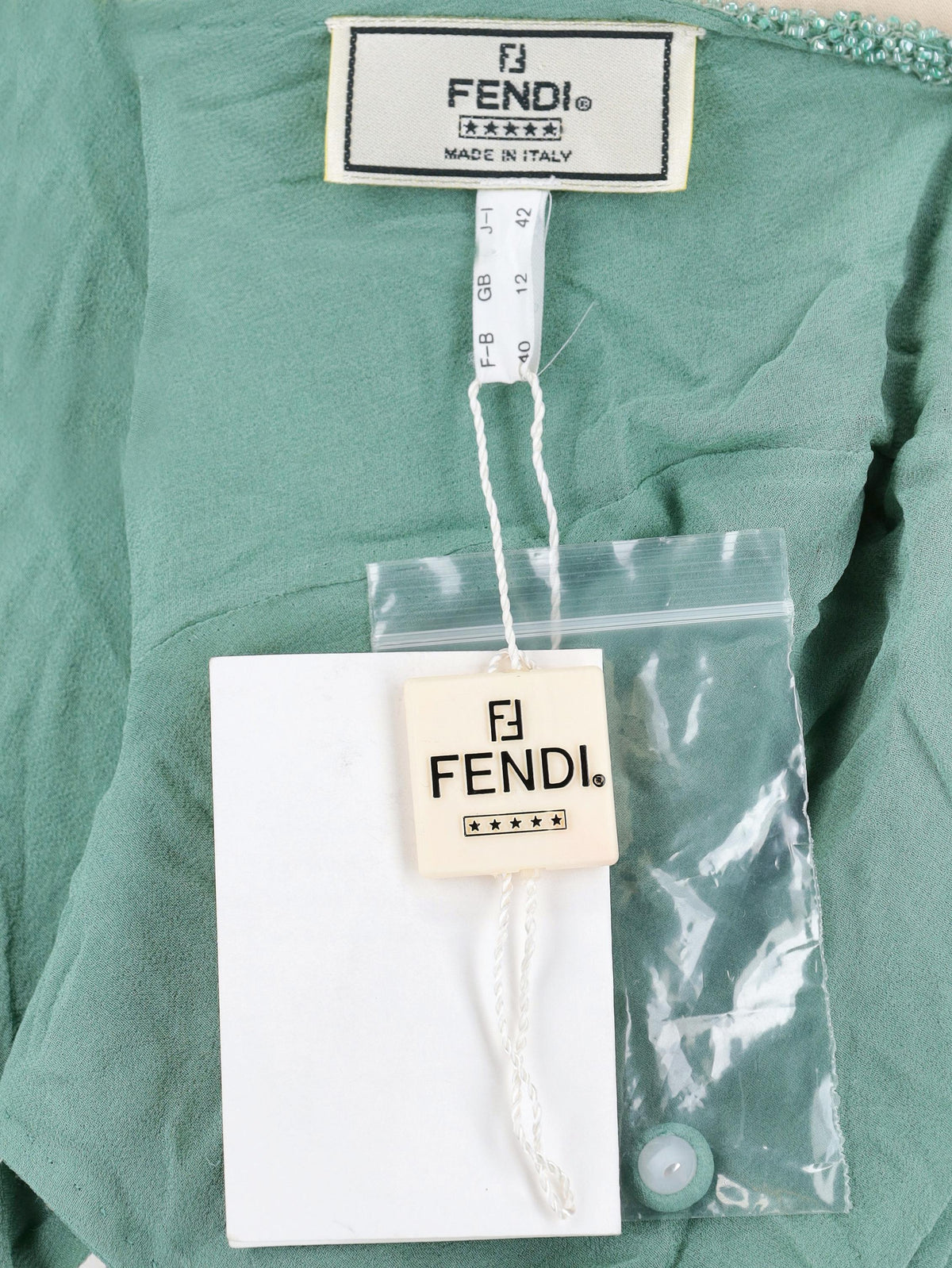 Fendi Glass Beaded Top