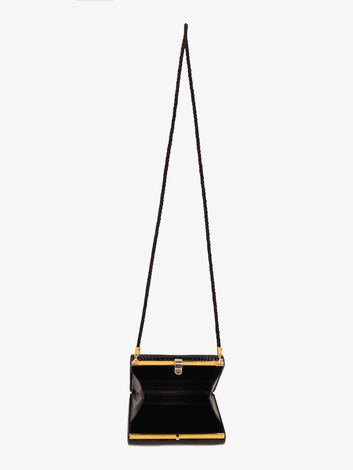 Vintage Crocodile Print Clutch Bag WCV300625.43  Vintage