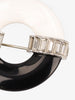 Kenneth Jay Lane White And Black Circle Brooch CVR24.1.140  Kenneth Jay Lane