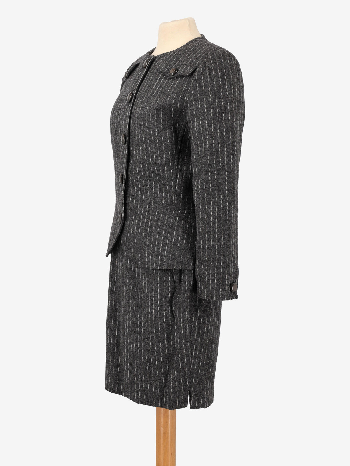 Valentino Wool Pinstripe Suit