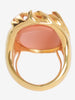Kenneth Jay Lane Gold Ring With Resin Oval