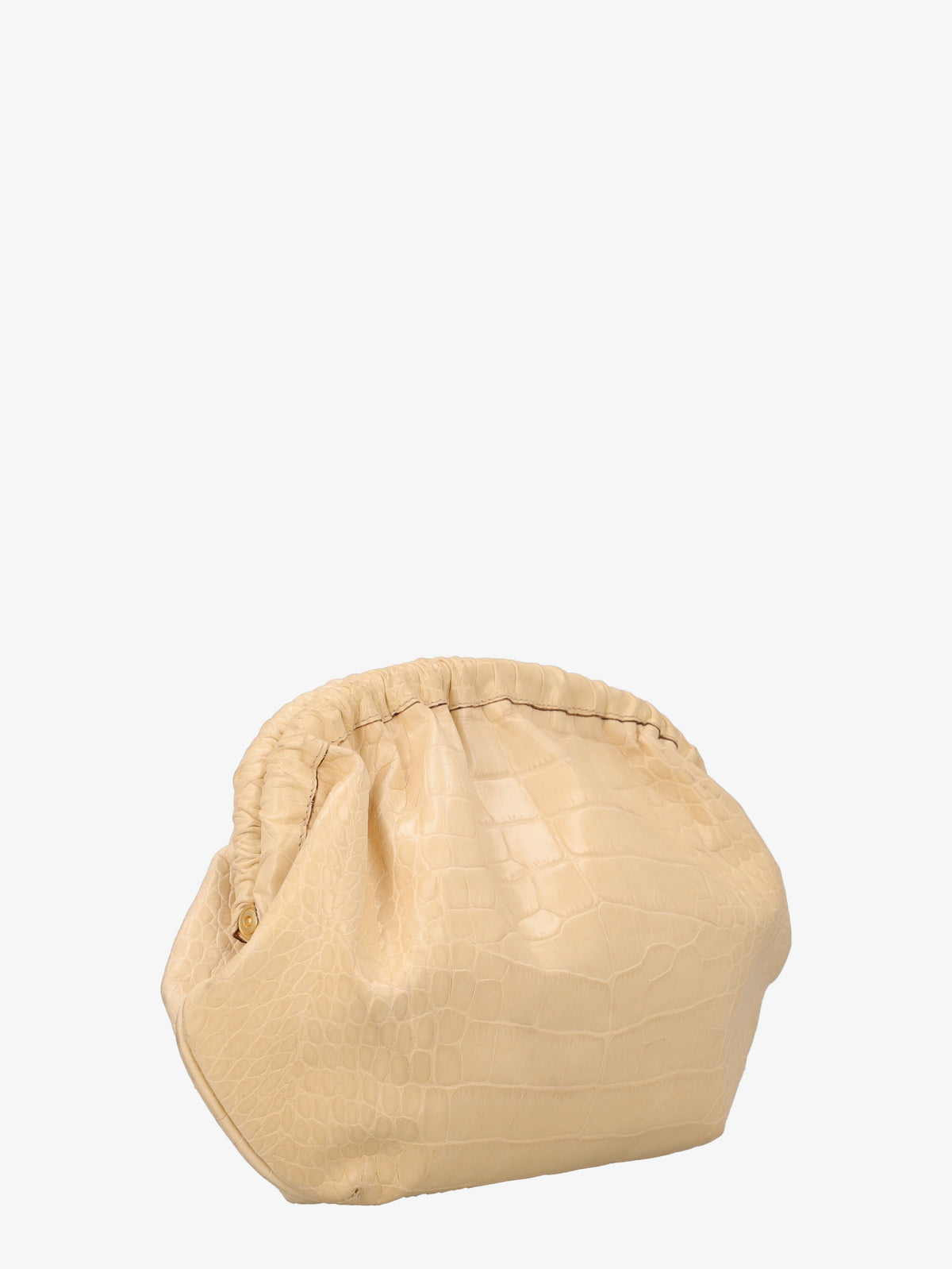 Castellari White Cocco Clutch