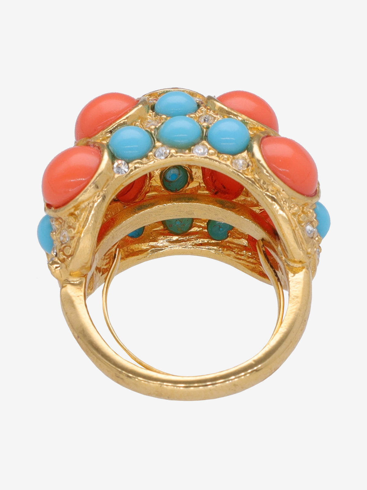 Kenneth Jay Lane Resin Pearls Ring CVR24.1.24  Kenneth Jay Lane