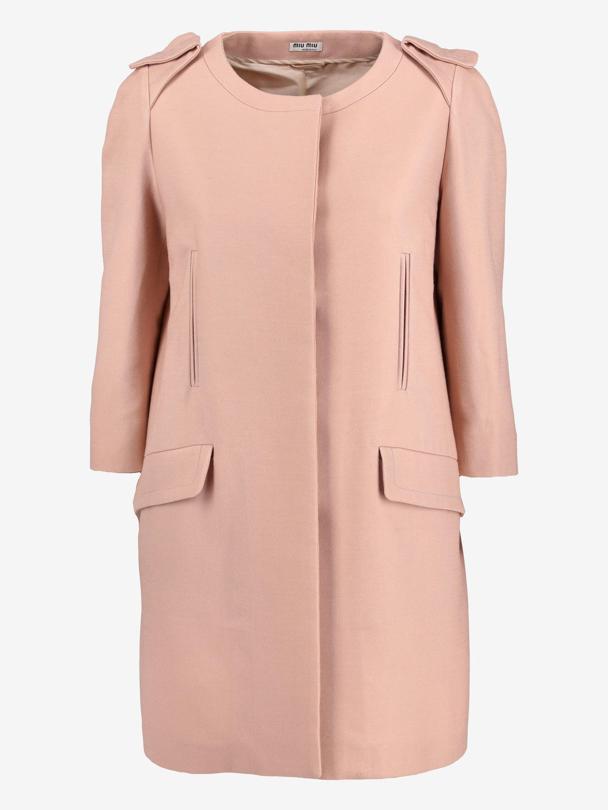 Miu Miu Pink Overcoat