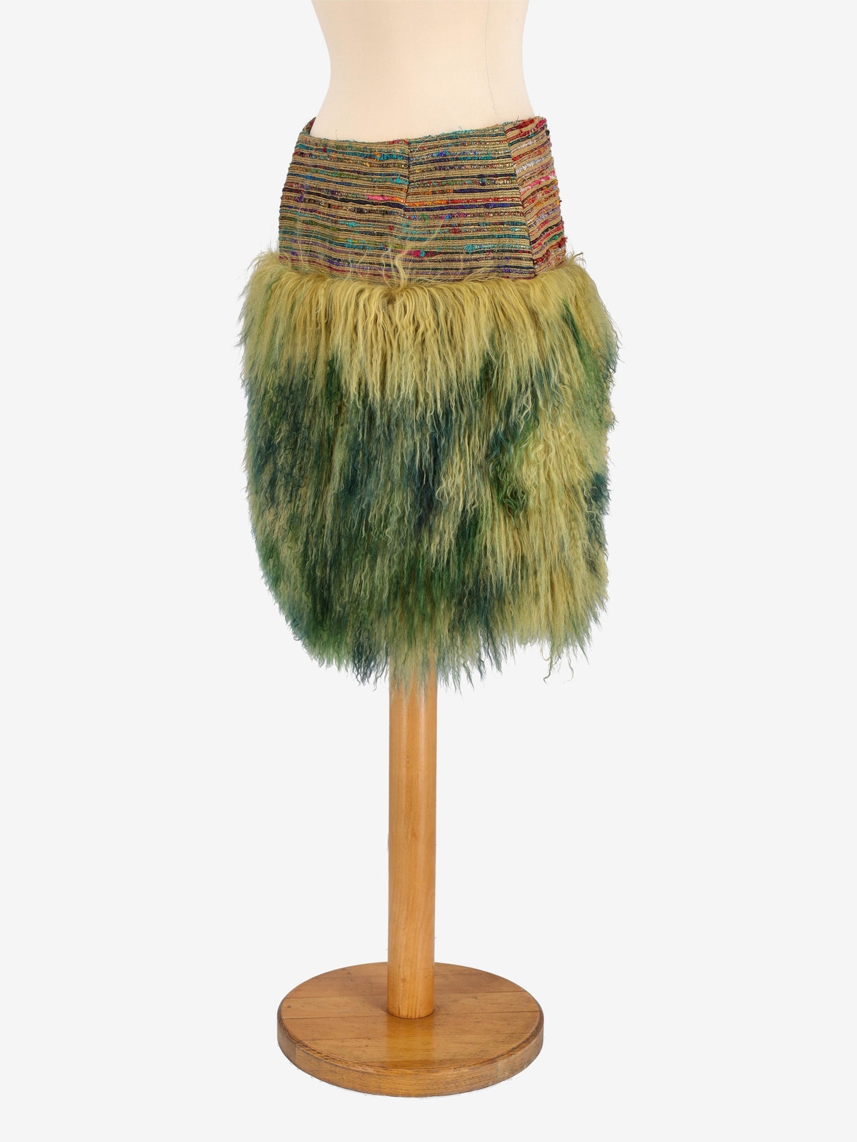 Romeo Gigli Vintage Furry Skirt MR021123.19  Gigli