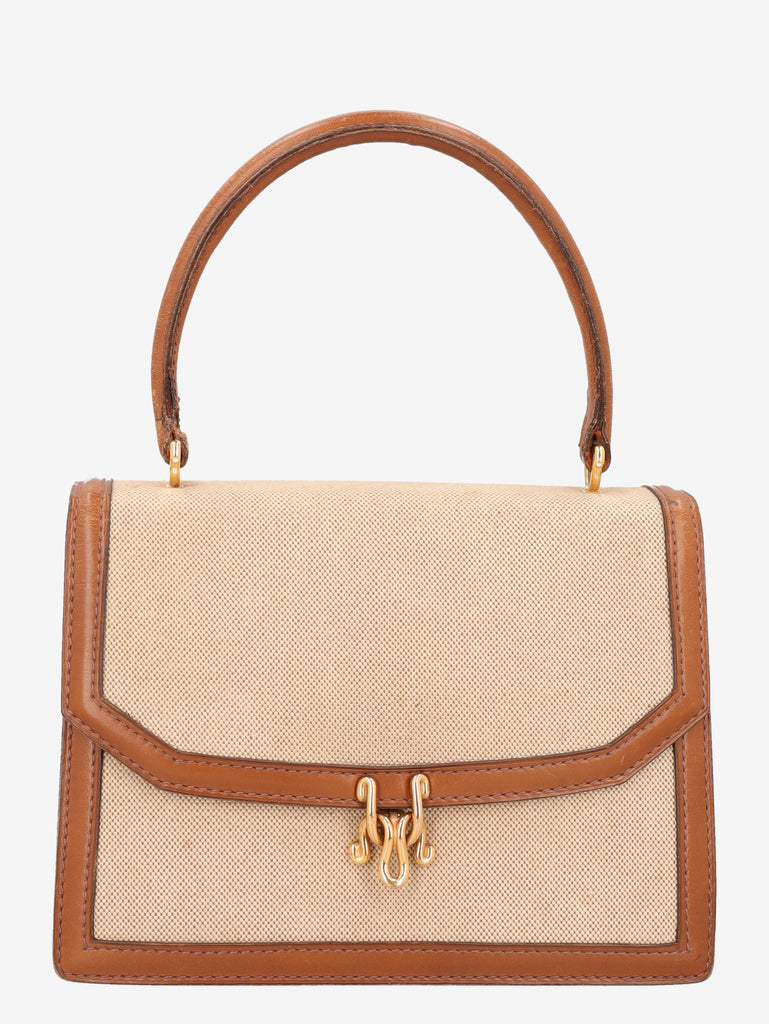 Gucci Vintage Canvas Handbag