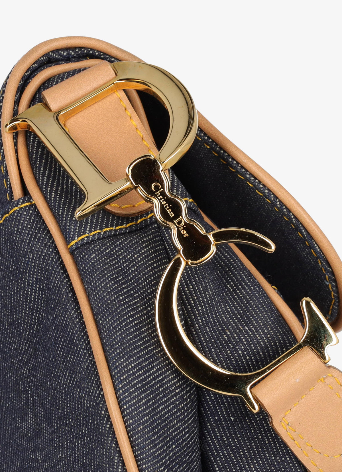 Dior Saddle In Denim