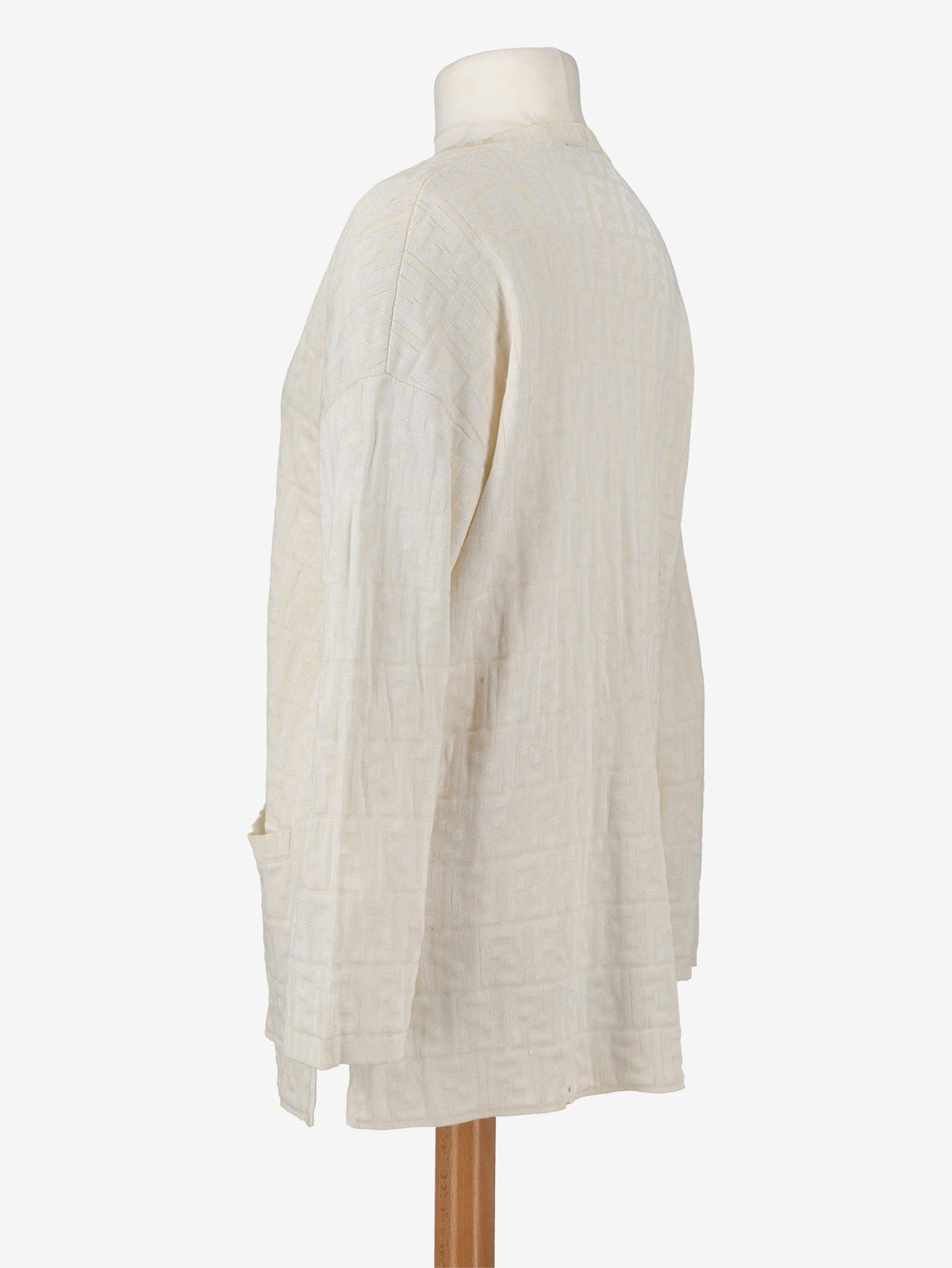 Fendi Knitted Logoed Cardigan