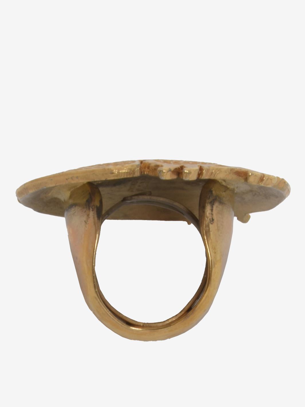 Krizia 龙形戒指 - 80 年代