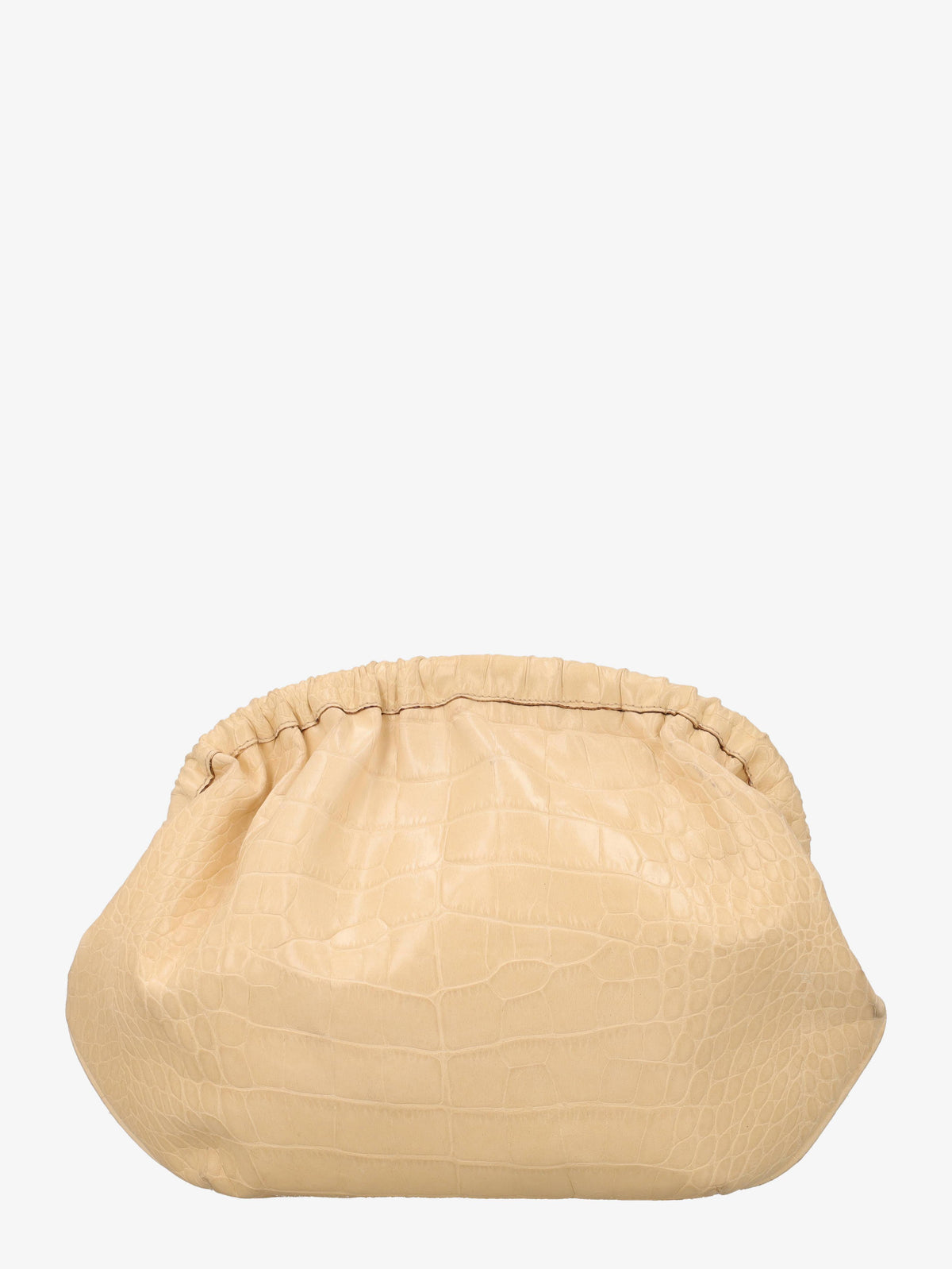 Castellari White Cocco Clutch