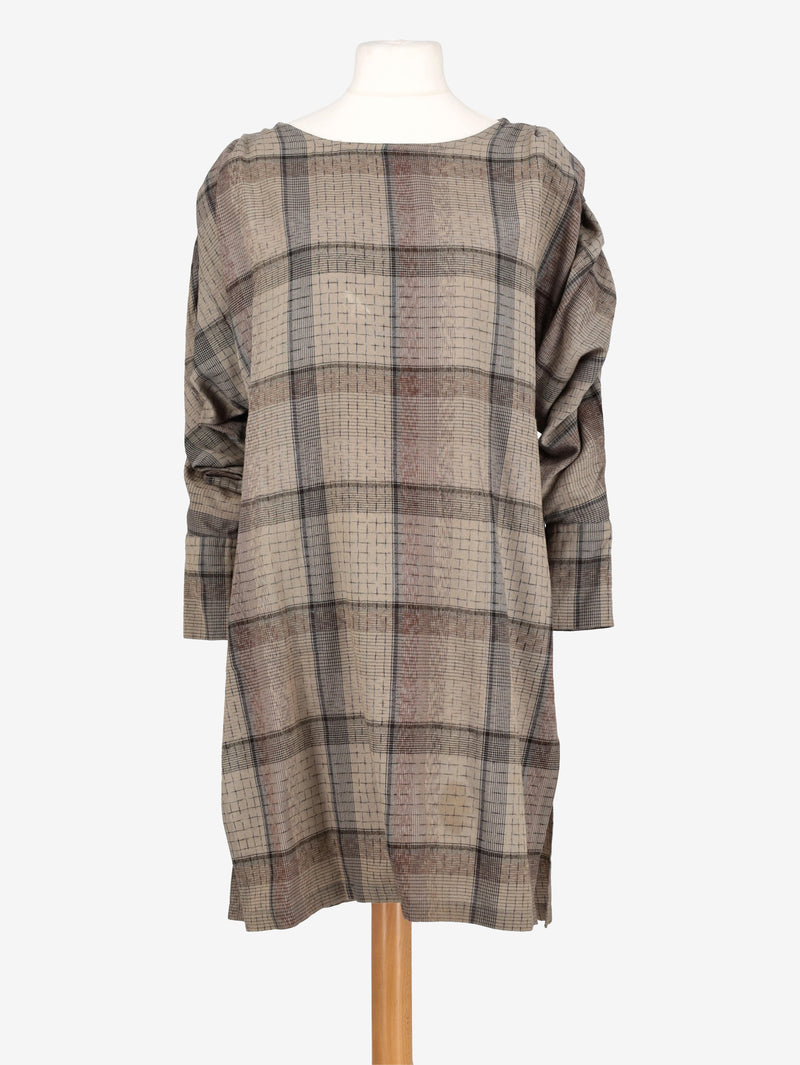 Issey Miyake Checked Dress DM10043110  Issey Miyake