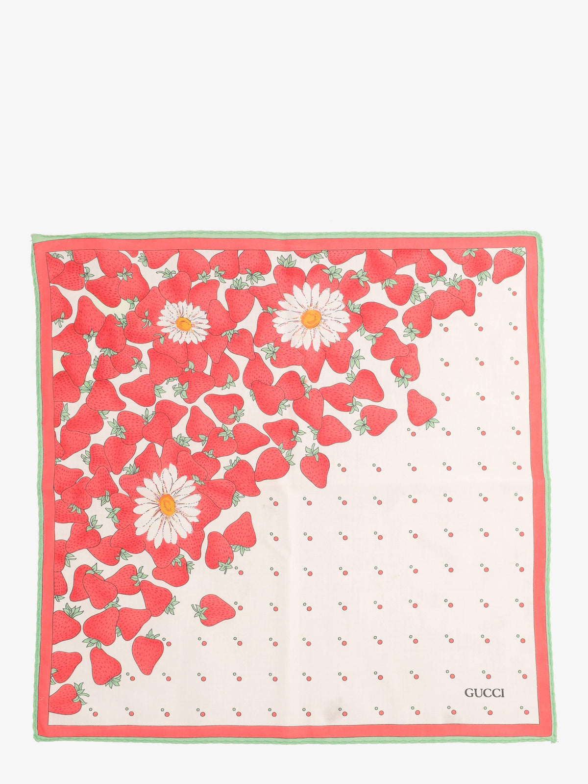 Gucci Strawberry Pocket Handkerchief
