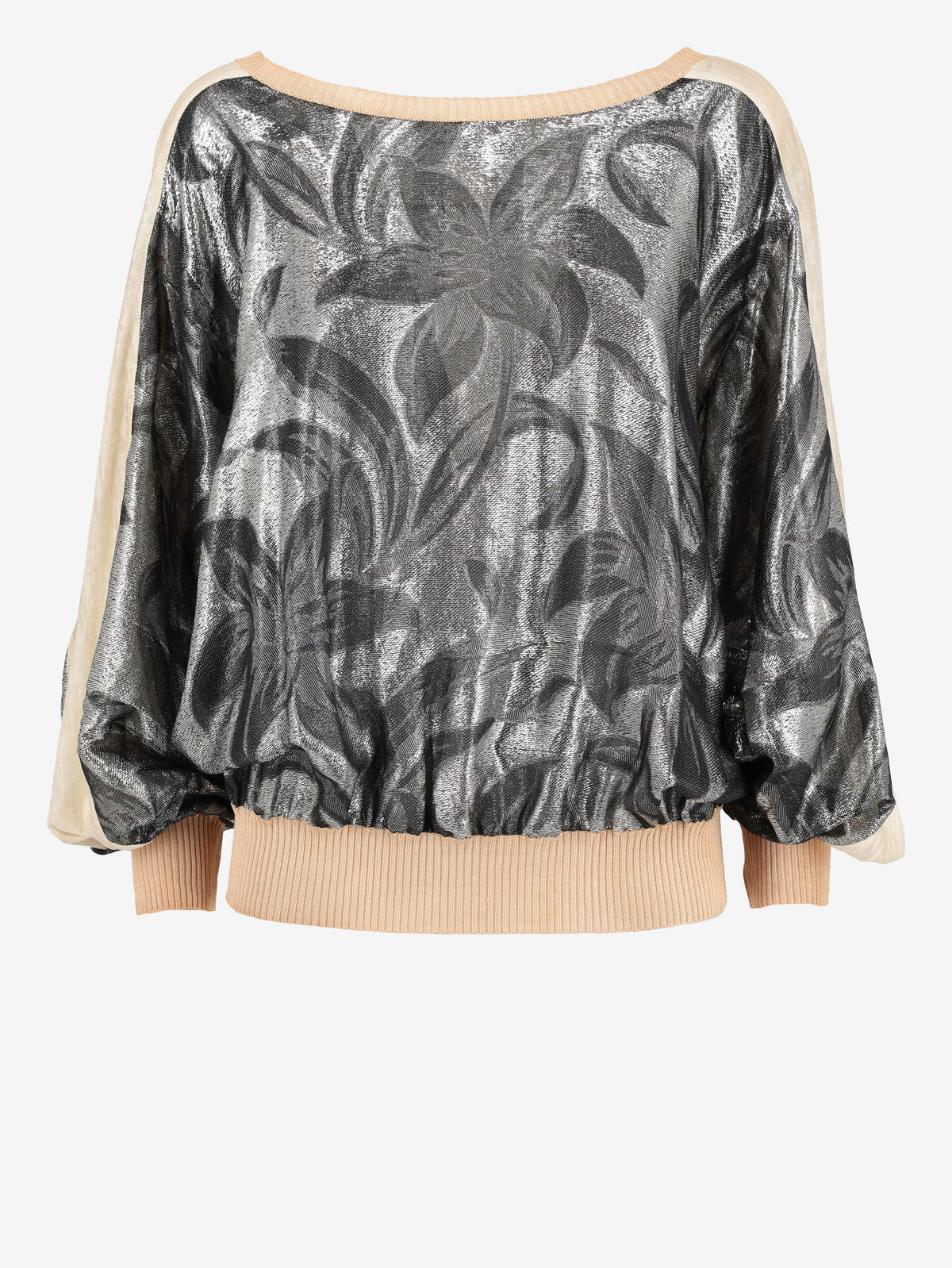 Gianfranco Ferrè Silver Patterned Jumper