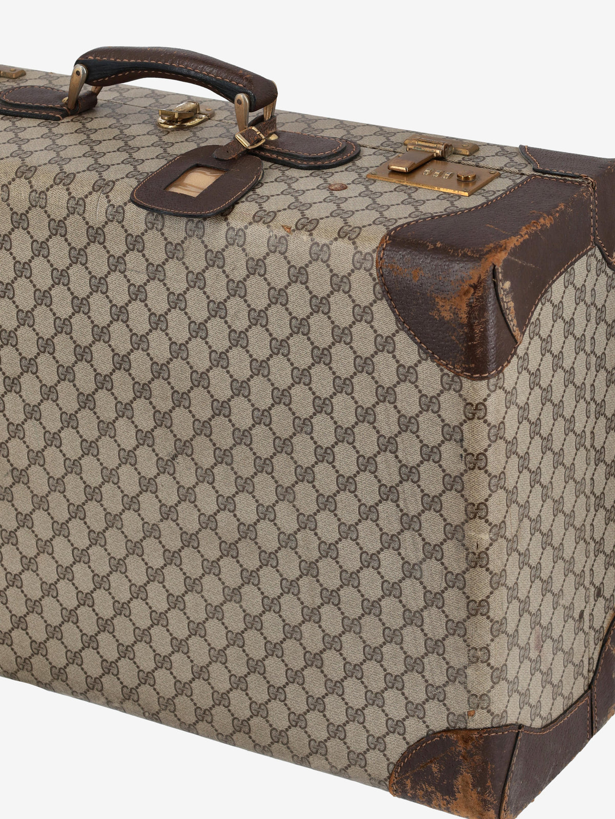 Gucci Monogram Suitcase