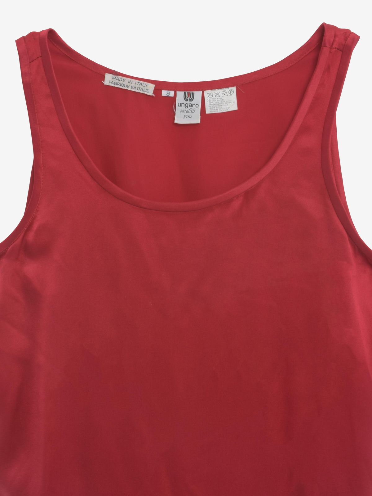 Ungaro Satin Top - 80s