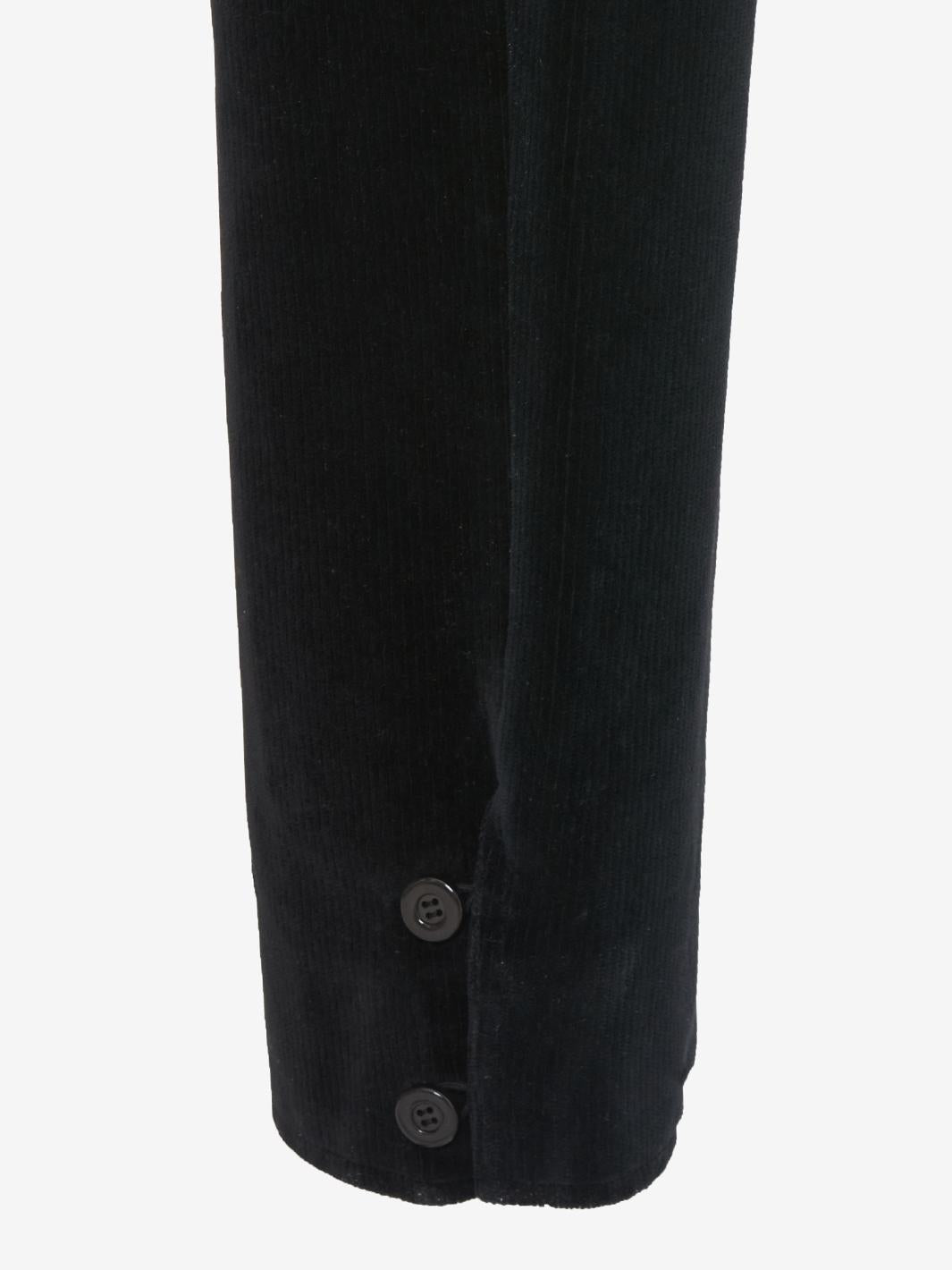 Courrèges black corduroy jumpsuit