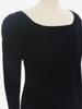 Yves Saint Laurent Black Velvet Blouse - '80s