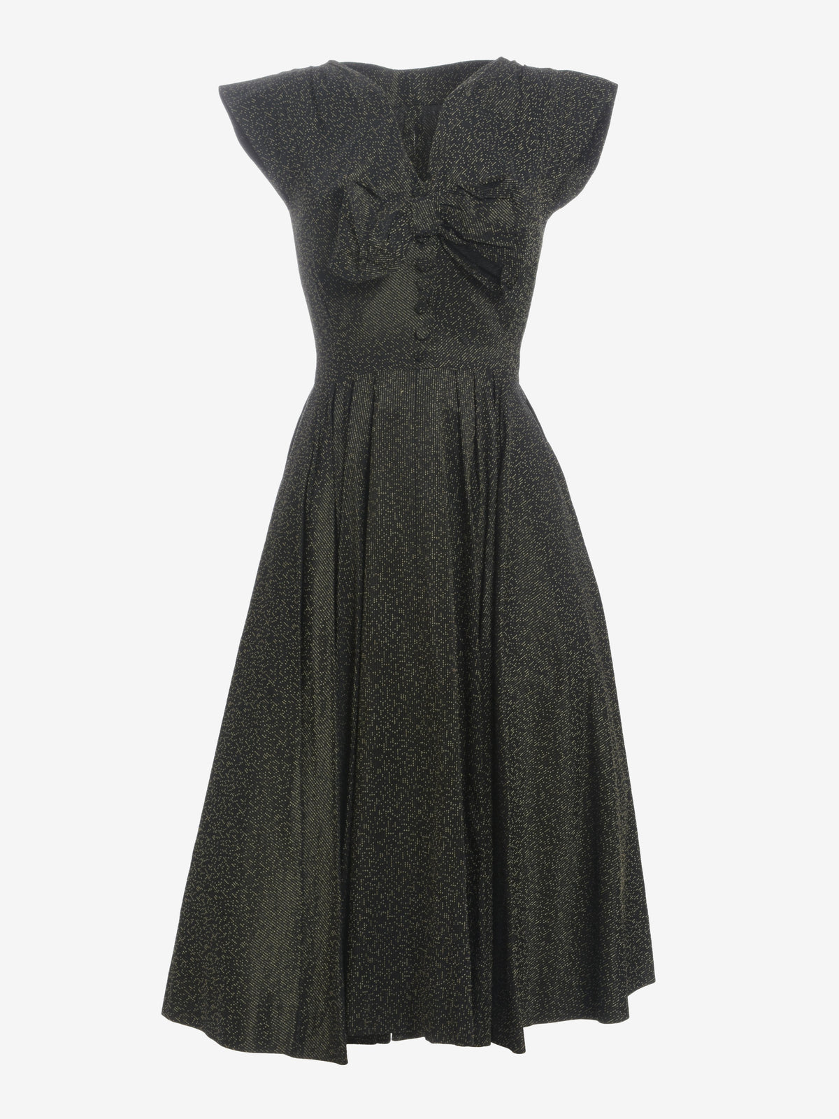 Abito midi vintage con fiocco - anni '60