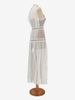 Self Portrait White Lace Long Dress