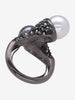 Kenneth Jay Lane Double Pearl Ring CVR24.1.149  Kenneth Jay Lane