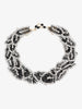 Coppola E Toppo Black Leaf Necklace