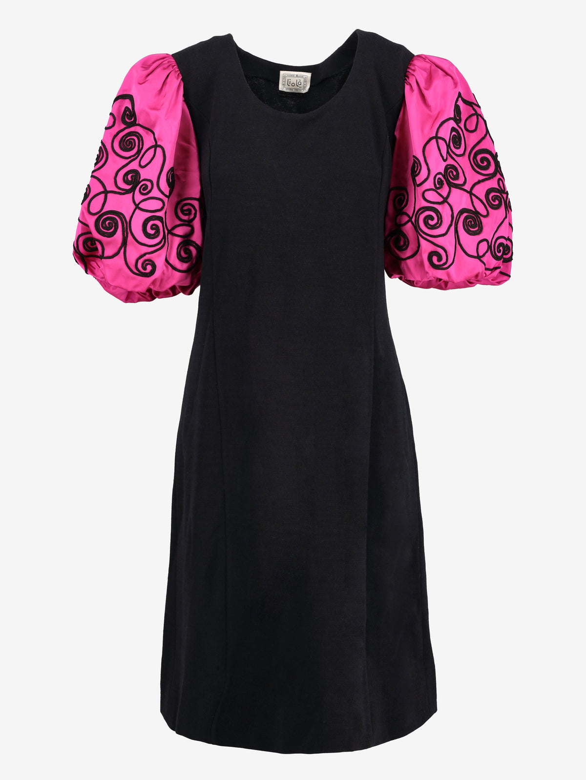 Vintage Baloon Sleeves Dress