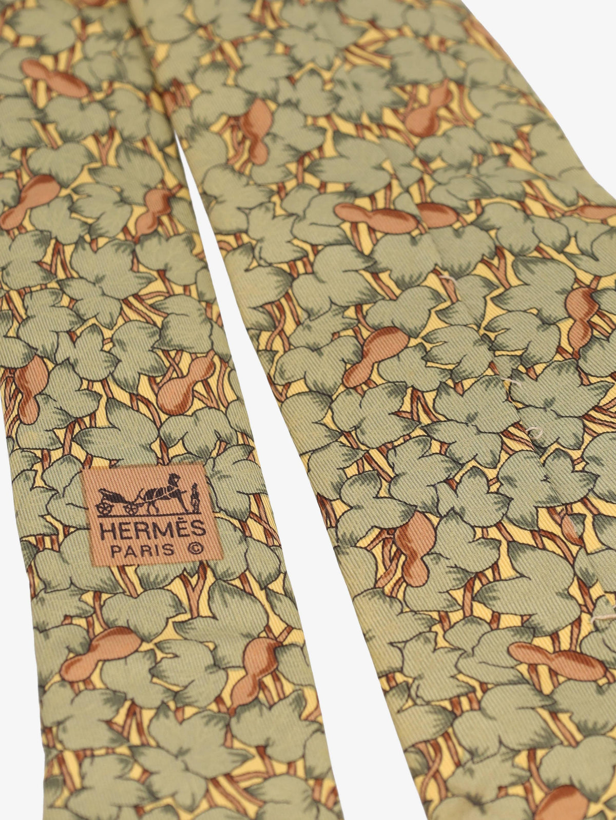 Hermès Leaves Print Tie W16062025  Hermès