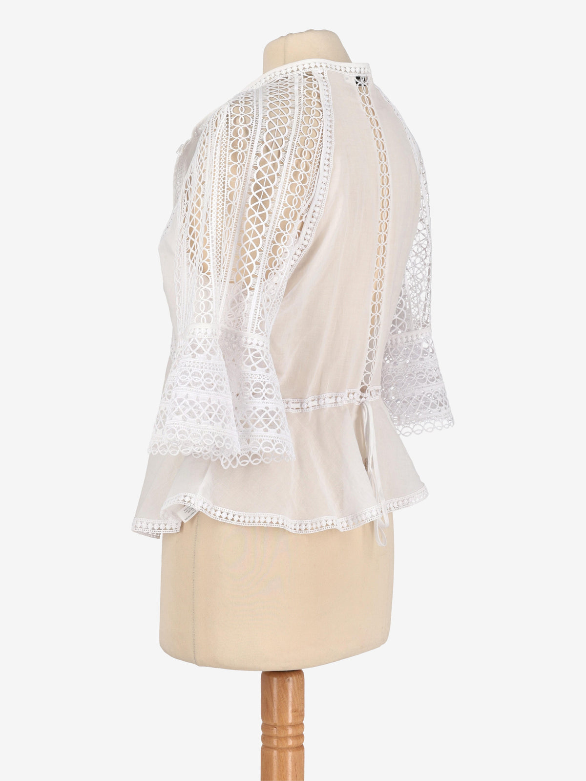 Vintage White Macramè Shirt