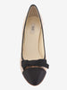 Scarpa con tacco Prada con paillettes e raso