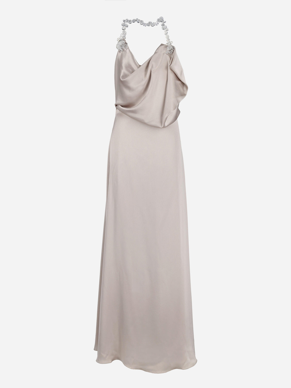 David Fielden Silver Long Dress
