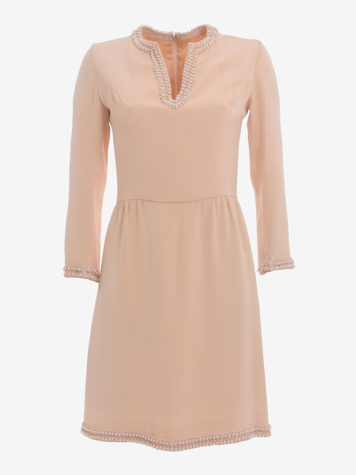 Abito midi vintage con perle