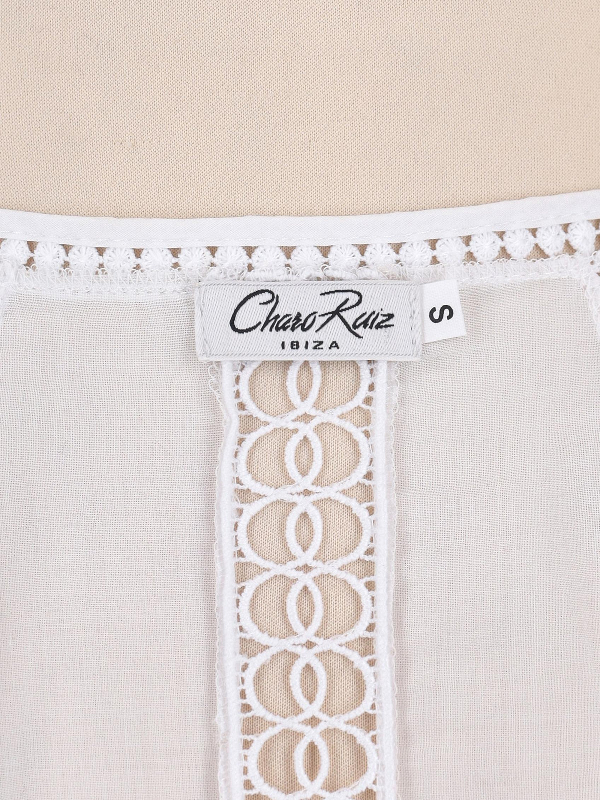 Vintage White Macramè Shirt