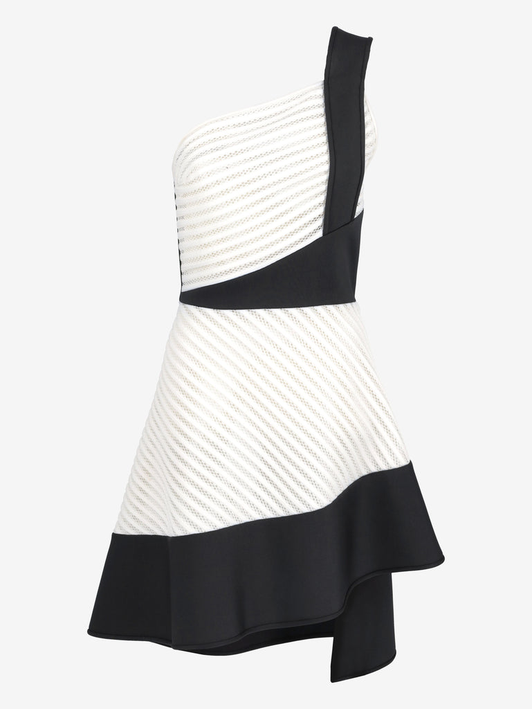 David Koma Black And White Dress