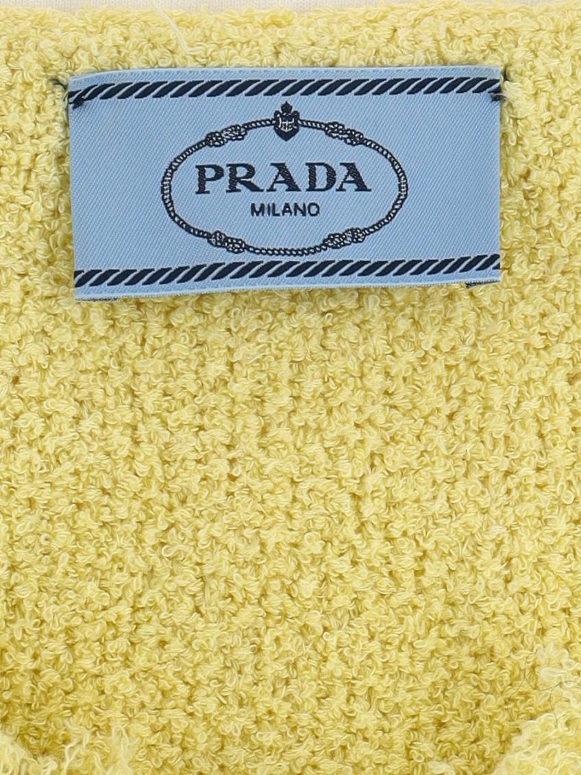 Prada Yellow Cardigan