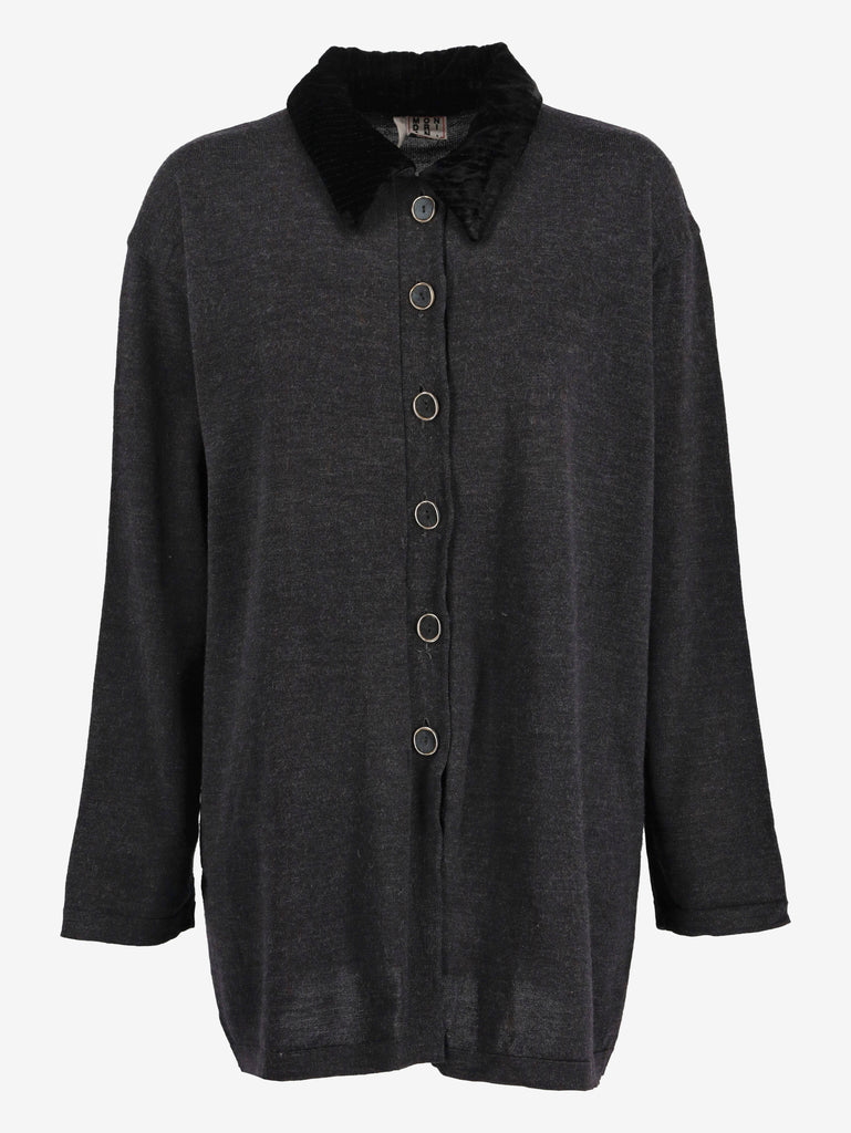 Mondrian Wool Cardigan