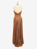 Vintage Pleated Long Dress