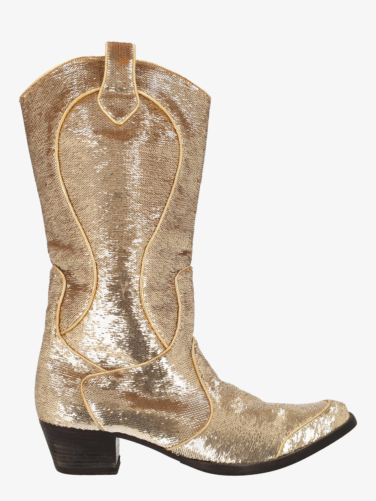 Moschino Gold Camperos Boots WCV250826.50  Moschino
