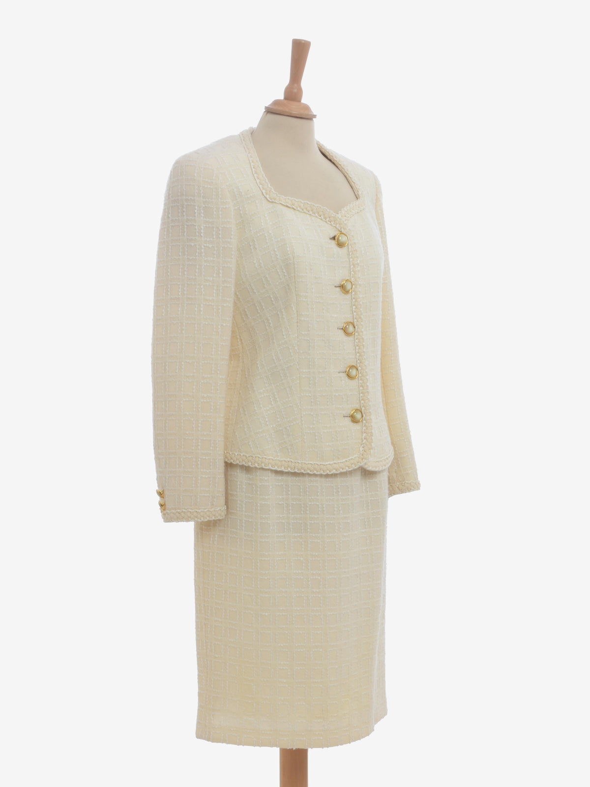 Vintage Jeweled Buttons Suit