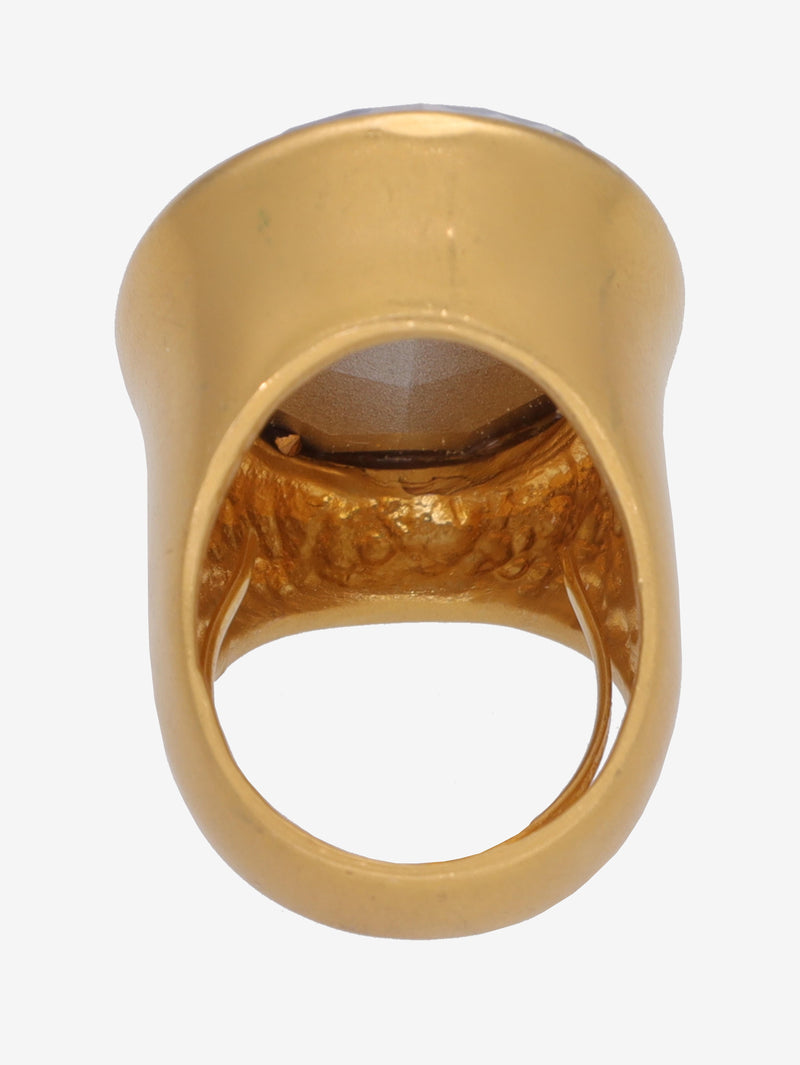 Kenneth Jay Lane Oval Crystal Ring CVR24.1.53  Kenneth Jay Lane